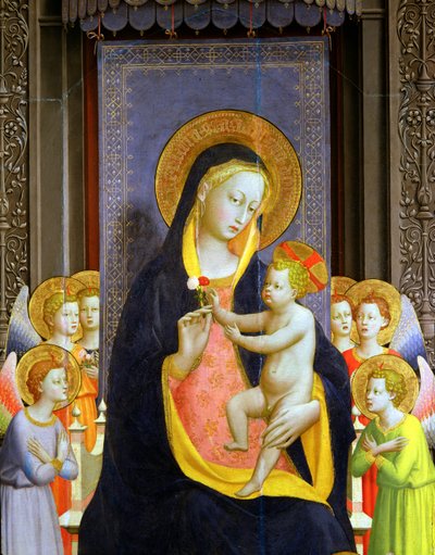 San Domenico Altarpiece (detail) by Fra Angelico